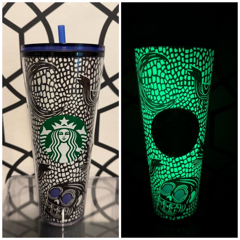 STARBUCKS Glow in the Dark Halloween Tumbler